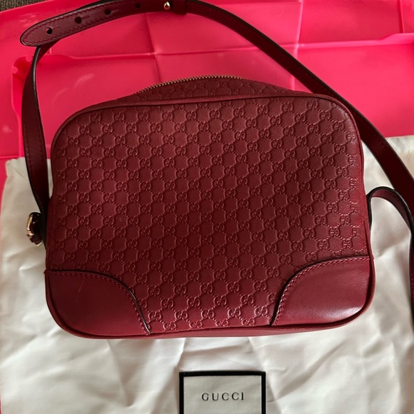 Gucci Handbags - Authentic red Gucci Monogram leather crossbody
